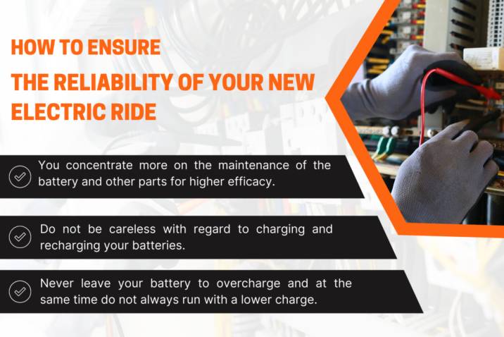 How to ensure the reliability of your new electric ride
