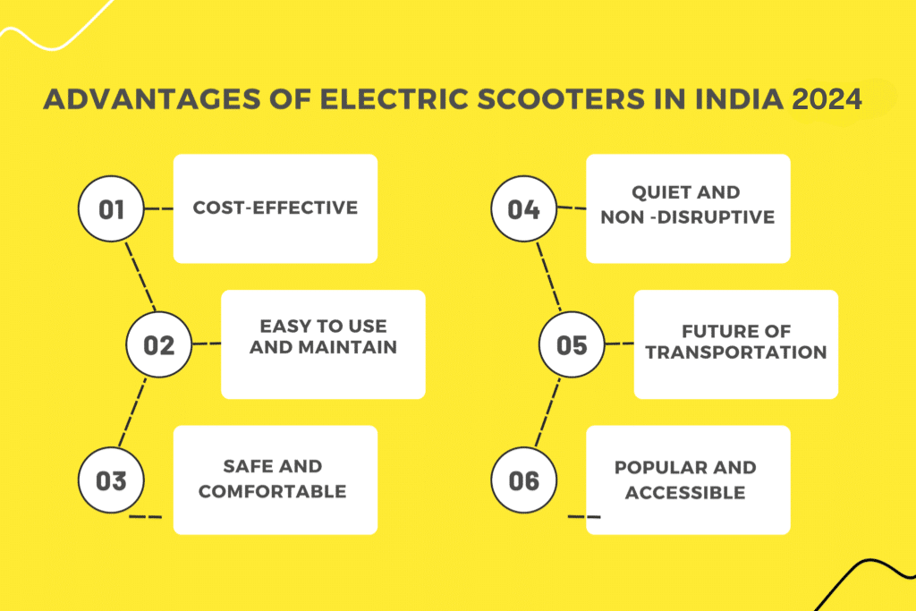 Advantages of Electric Scooters in India 2024