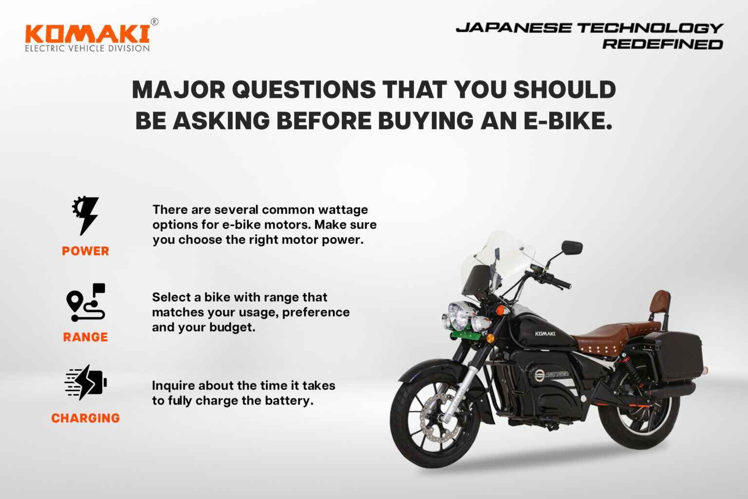 Major Questions that you should be asking before buying an E-bike