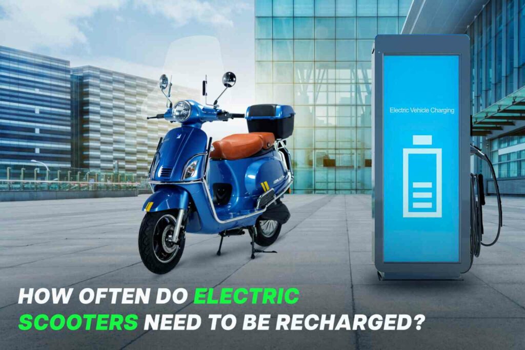 How often do electric scooters need to be recharged ?