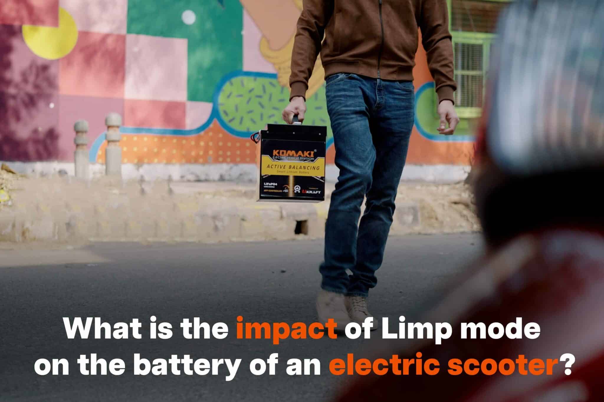 What is the impact of Limp mode on the battery of an electric