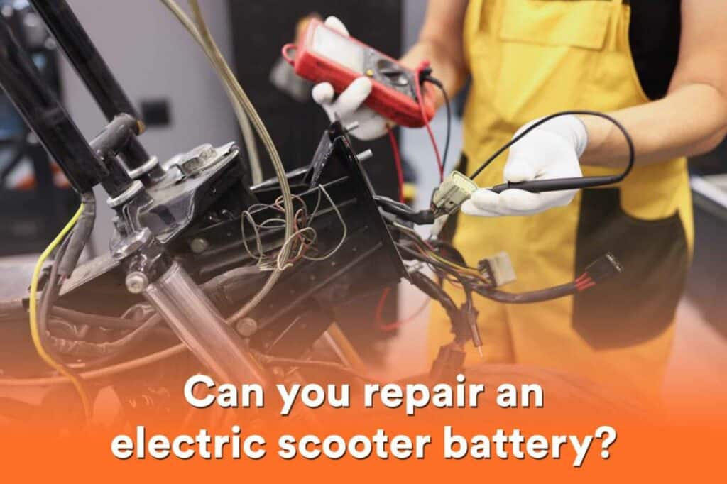 can you repair an electric scooter battery ?