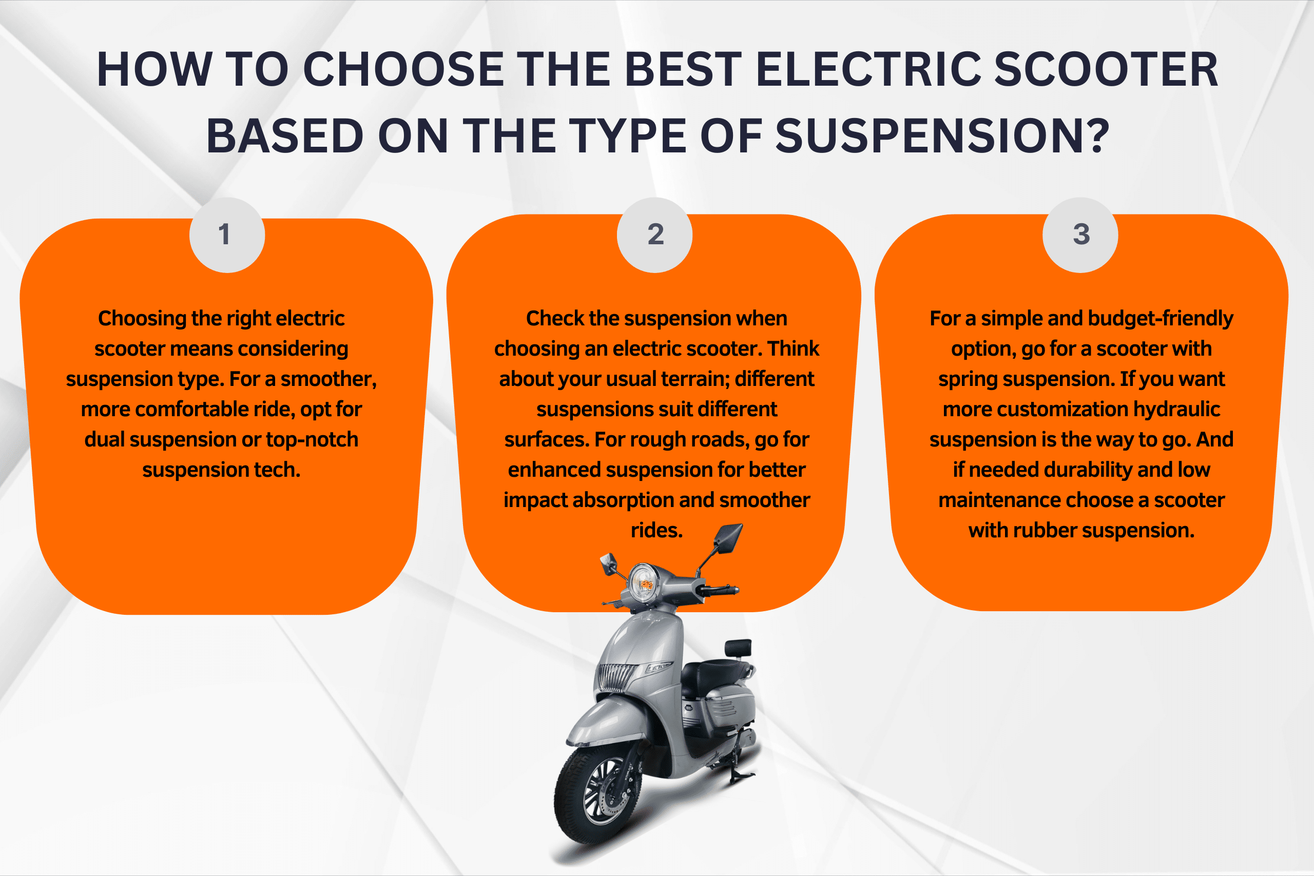 Benefits of Electric Scooter Suspensions​