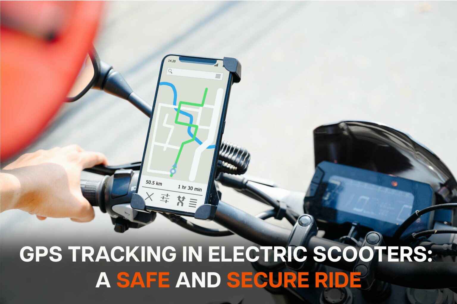 GPS Tracking in electric scooters : A safe and secure ride