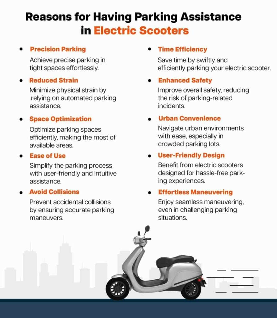 Reasons for having parking assistance in electric scooters