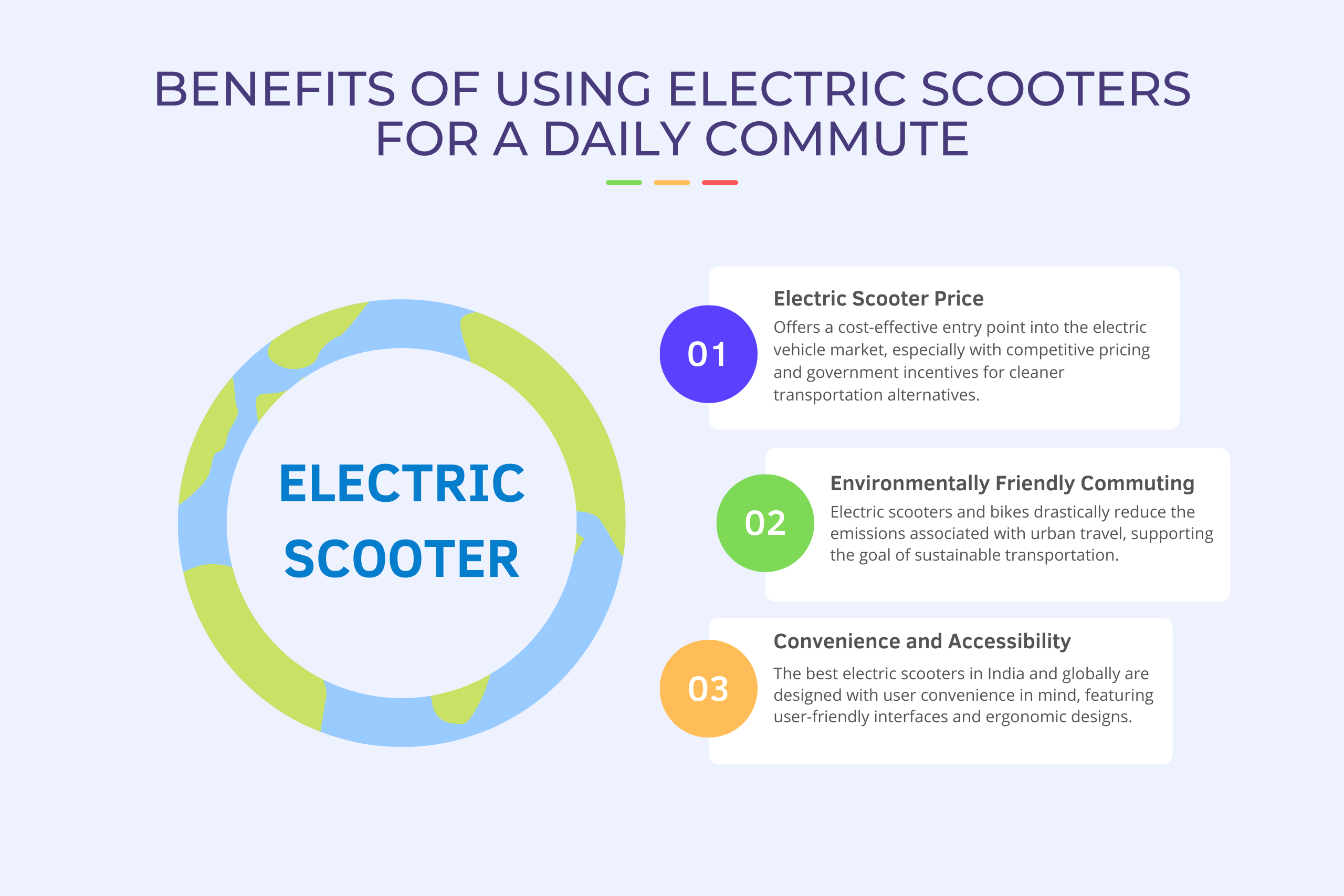 BENEFITS OF USING ELECTRIC SCOOTERS FOR A DAILY COMMUTE
