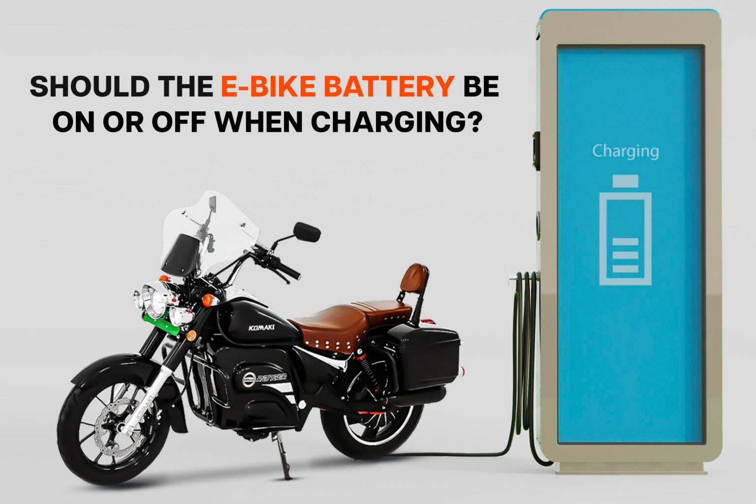 E-bike Battery Be On or off When Charging