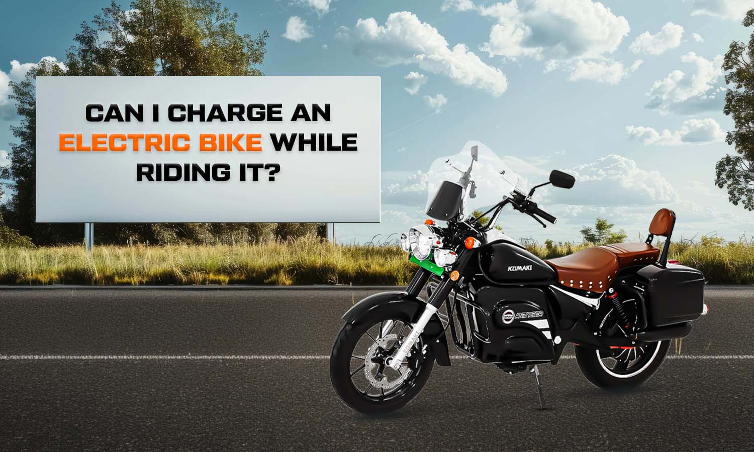 Charge an Electric Bike While Riding