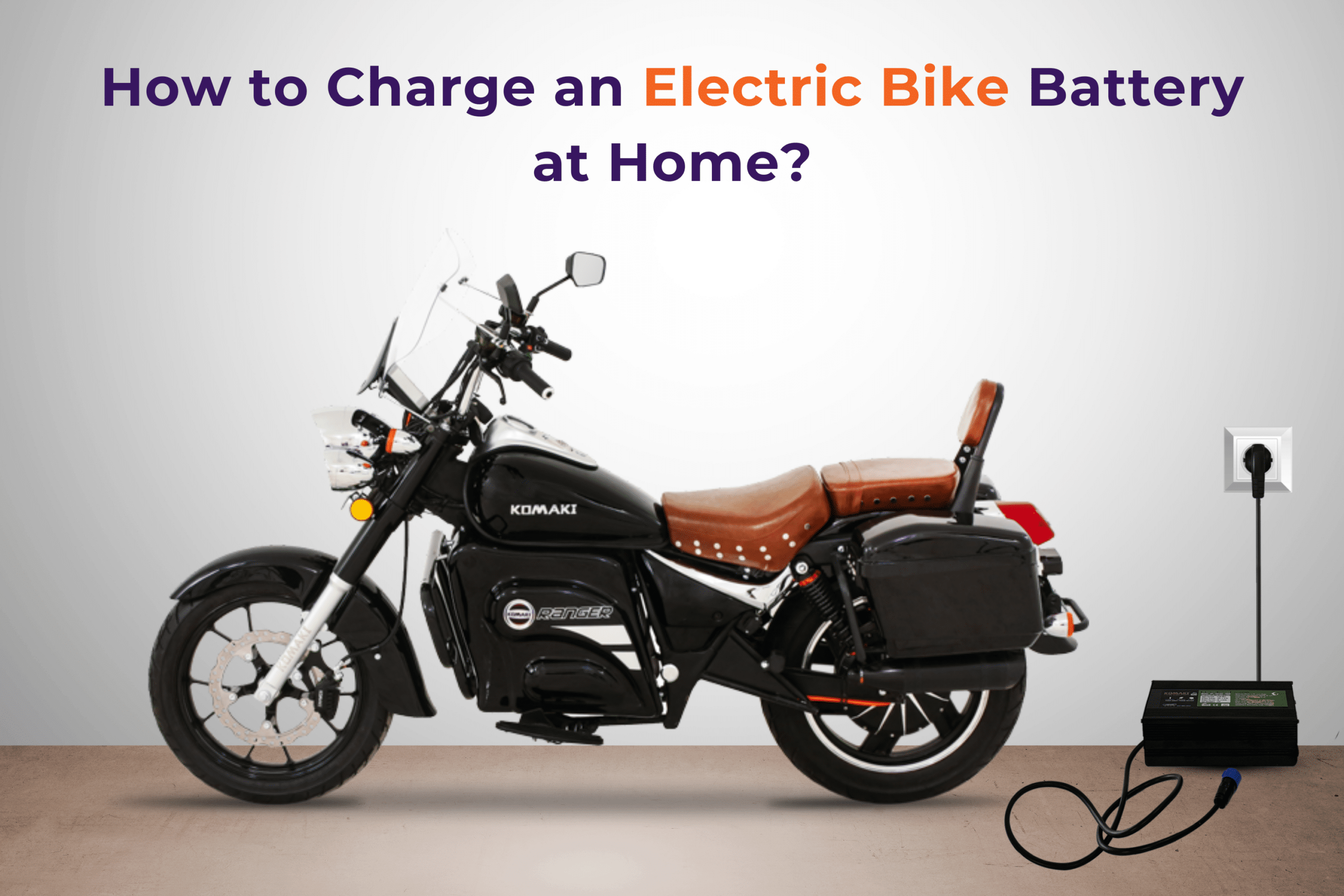 Charge an Electric Bike Battery at Home
