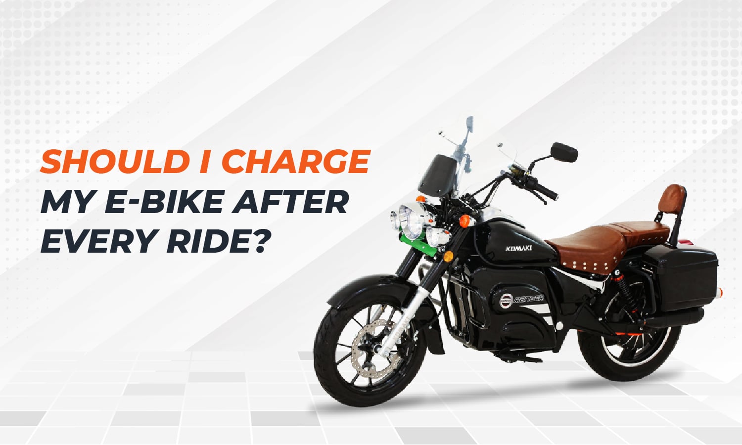 Should I Charge My E-bike After Every Ride?