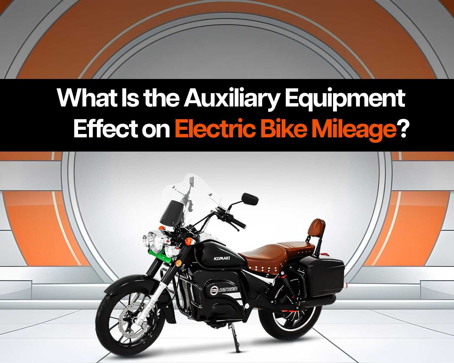 Auxiliary Equipment Effect on Electric Bike Mileage