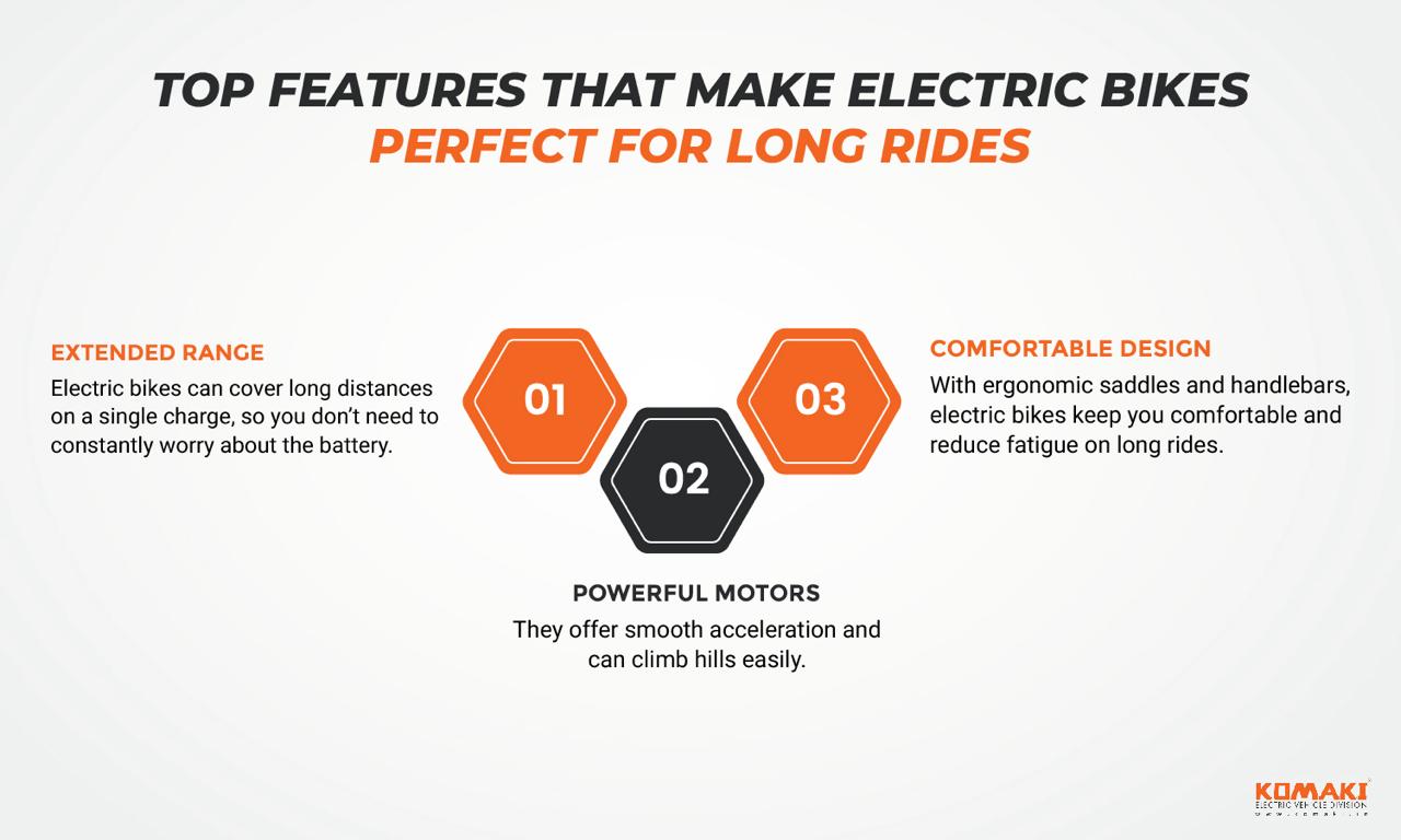 Features that Make Electric Bikes Ideal for Long Rides