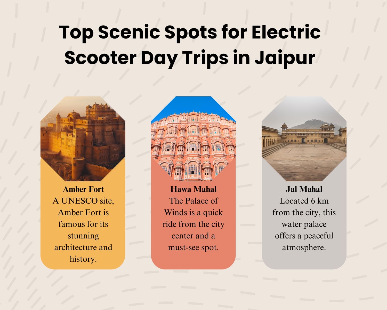 Top Scenic Spots for Electric Scooter Day Trips in Jaipur
