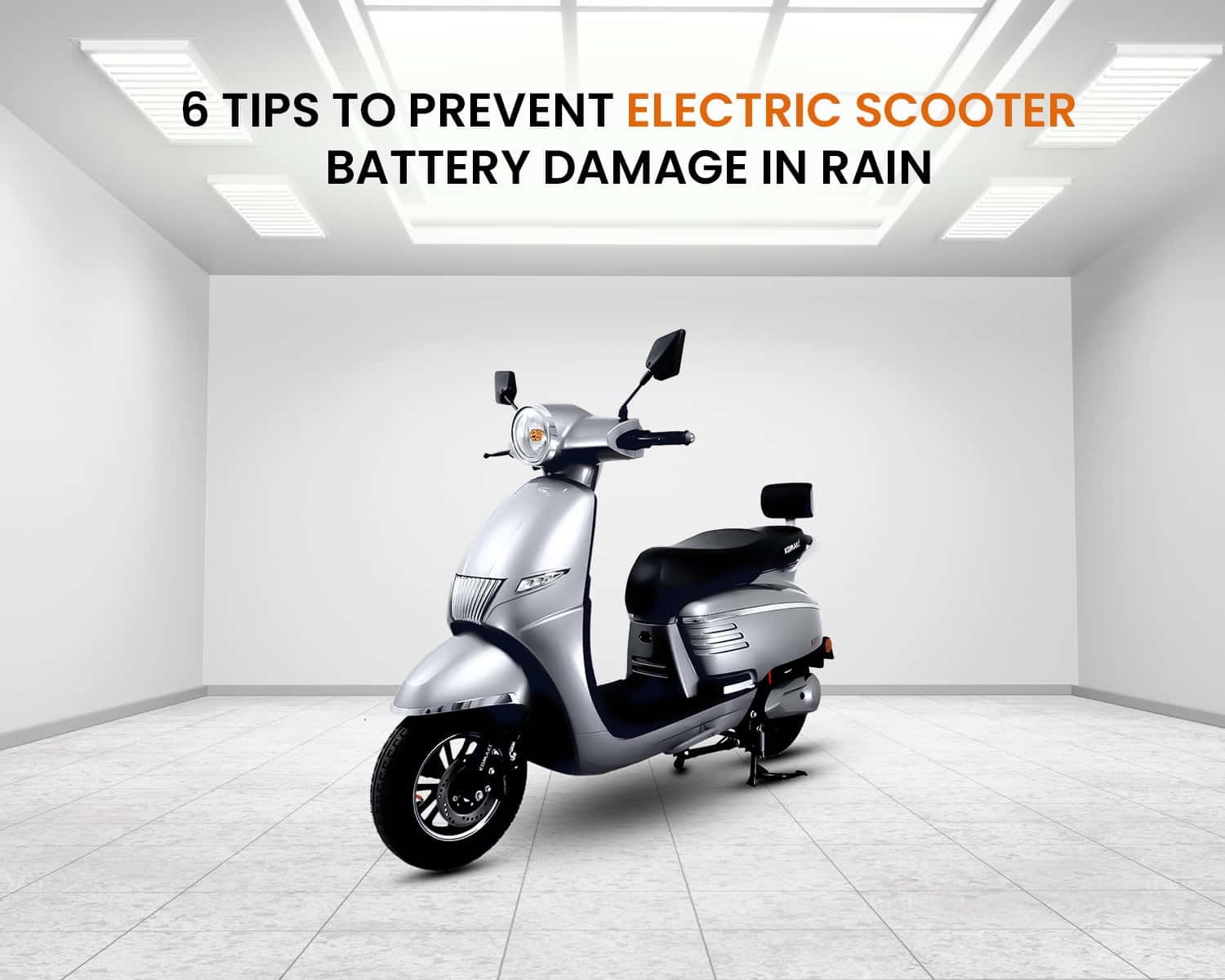 Prevent Electric Scooter Battery Damage in Rainy Weather