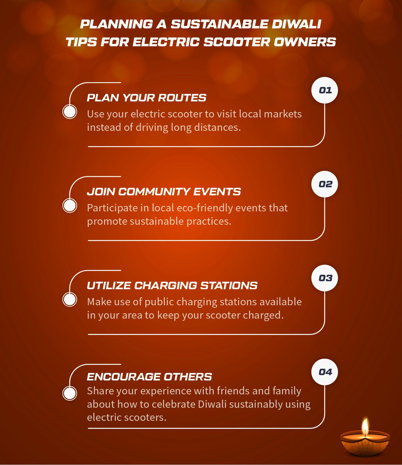 Planning a Sustainable Diwali: Tips for Electric Scooter Owners