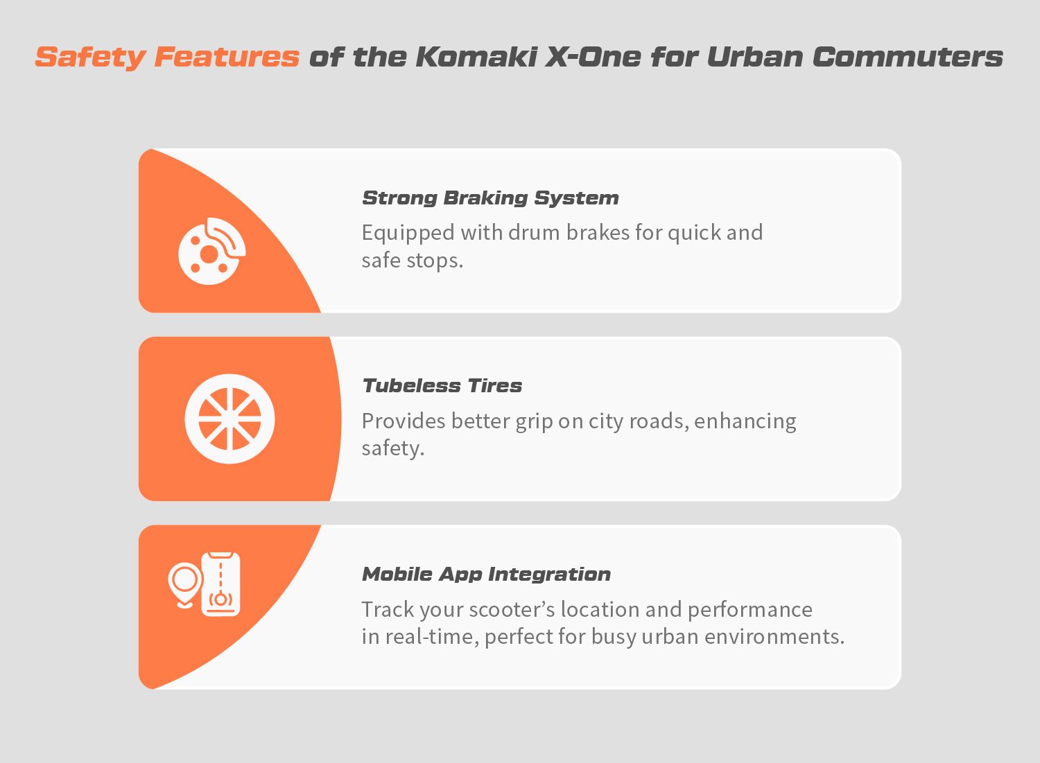 Safety Features of the Komaki X-One for Urban Commuters