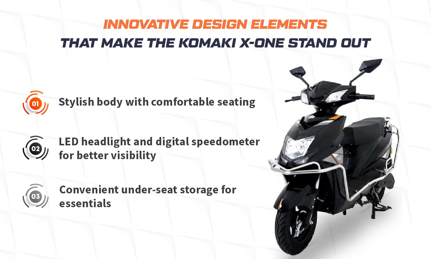 Innovative Design Elements That Make the Komaki X-One Stand Out