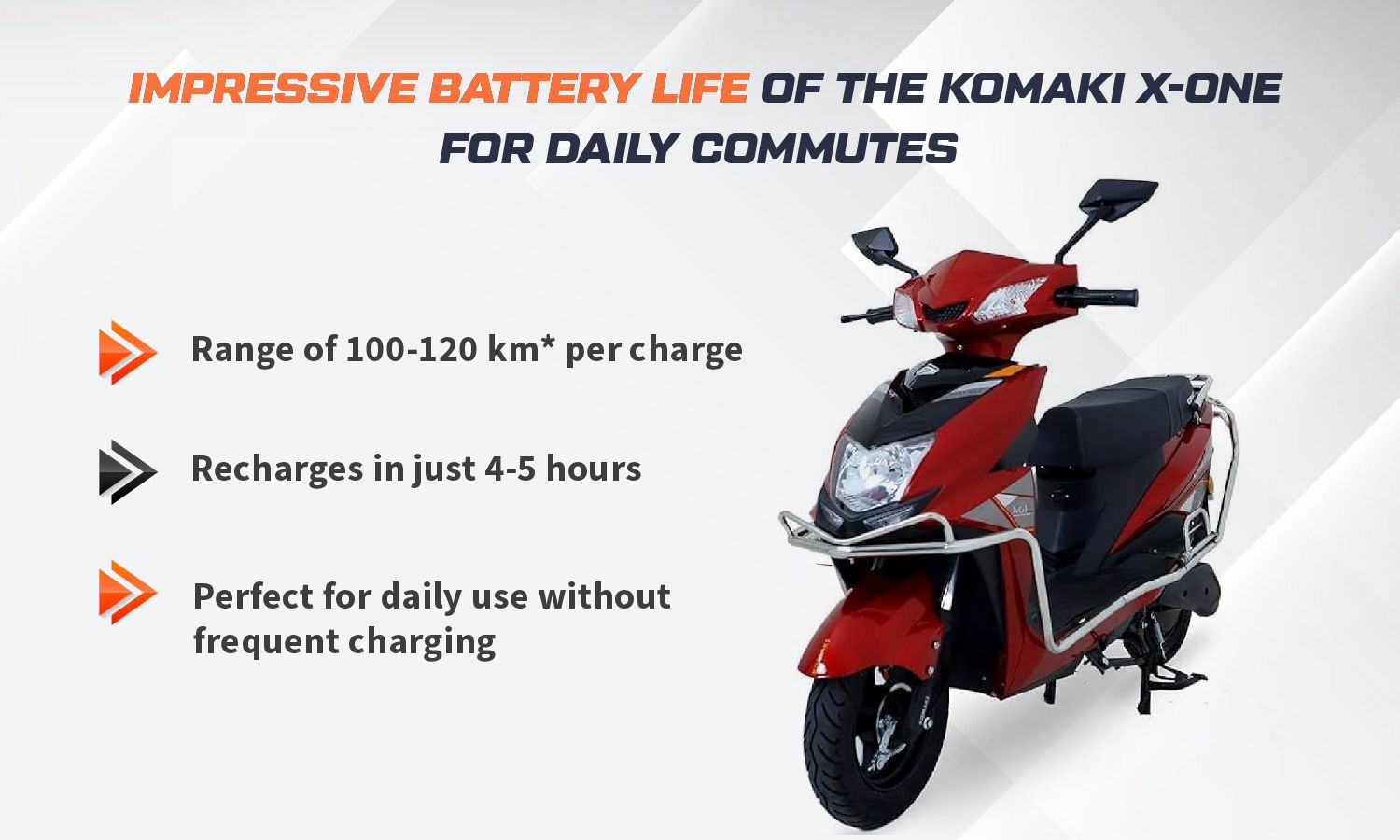 Impressive Battery Life of the Komaki X-One