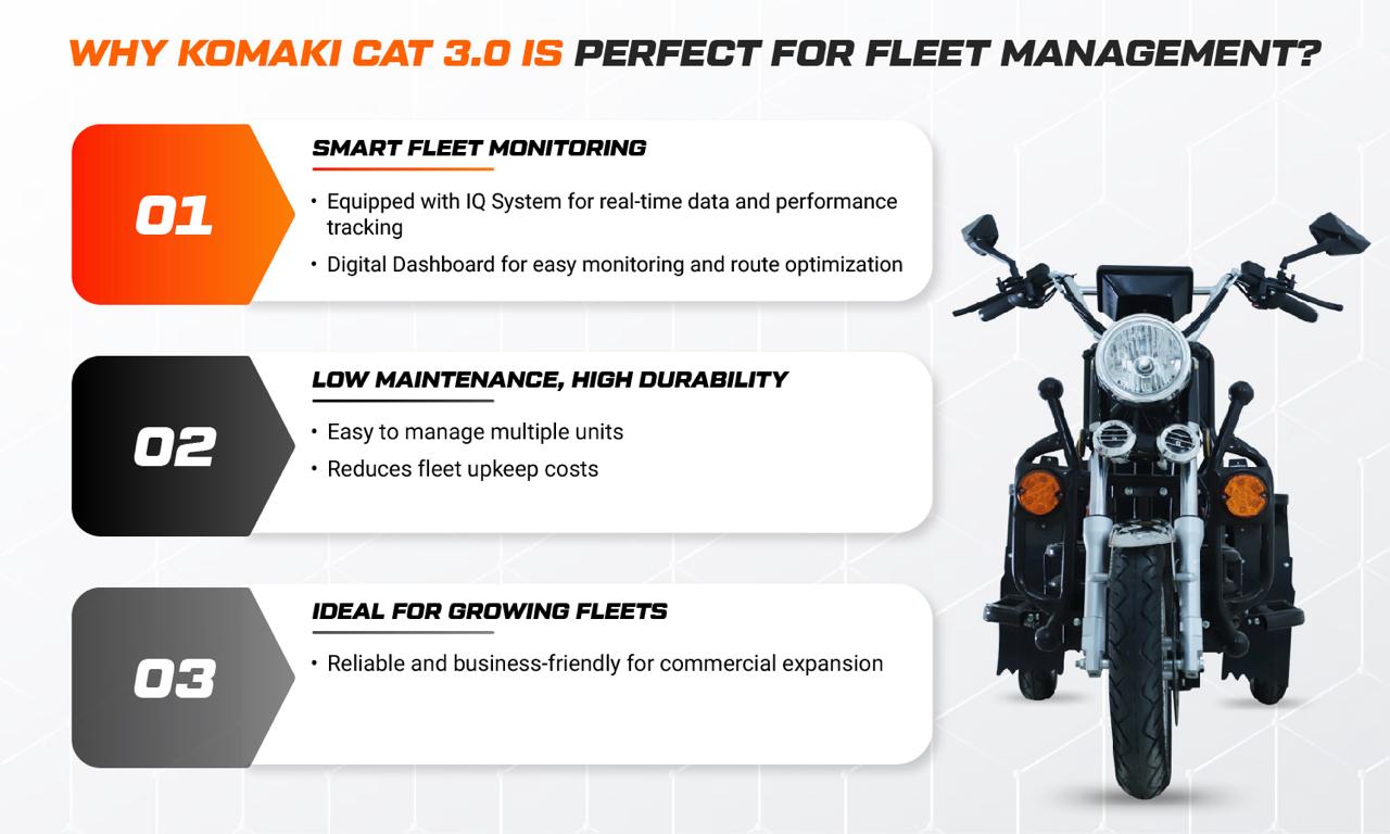 Komaki CAT 3.0 - Heavy Duty Electric Scooter