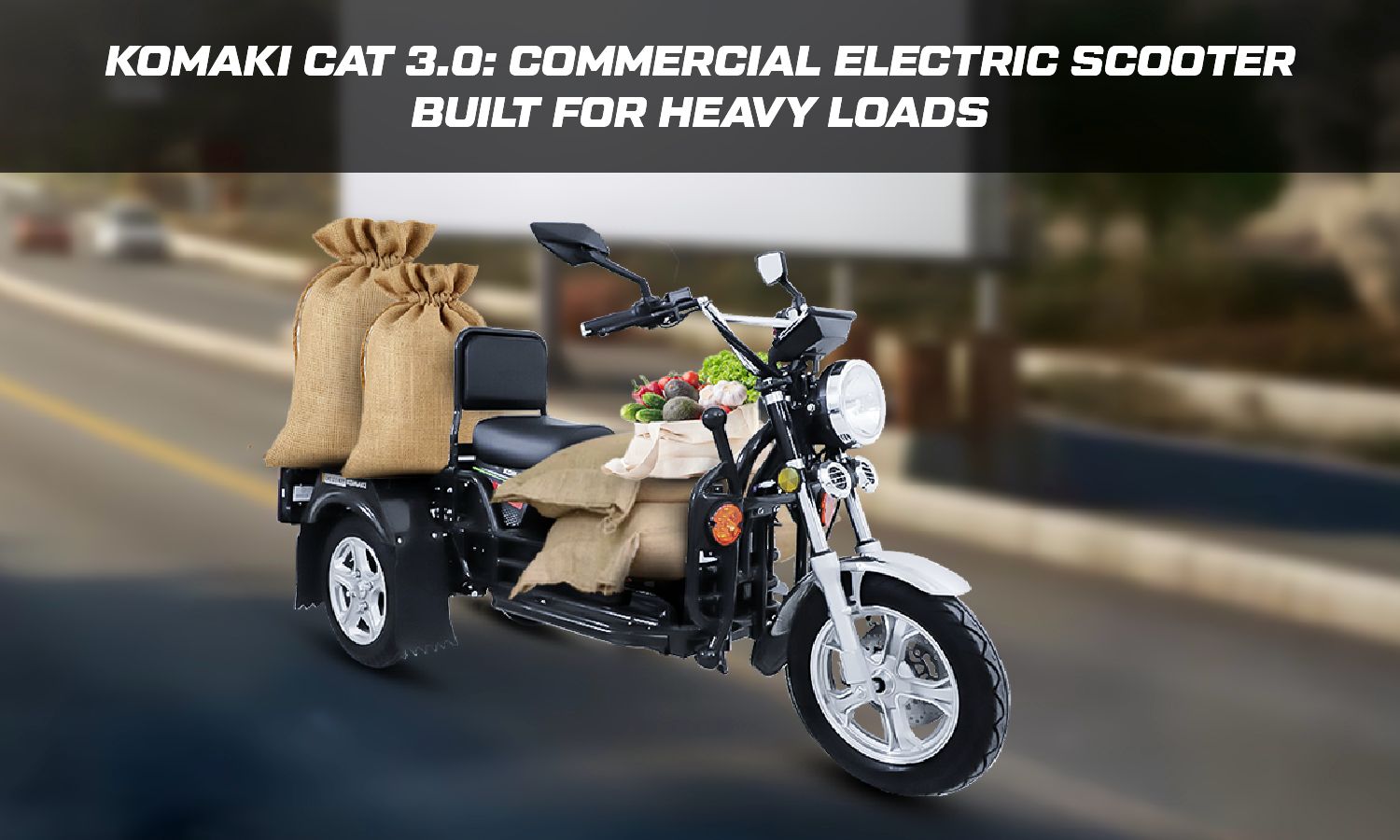 Commercial Electric Scooter Built for Heavy Loads
