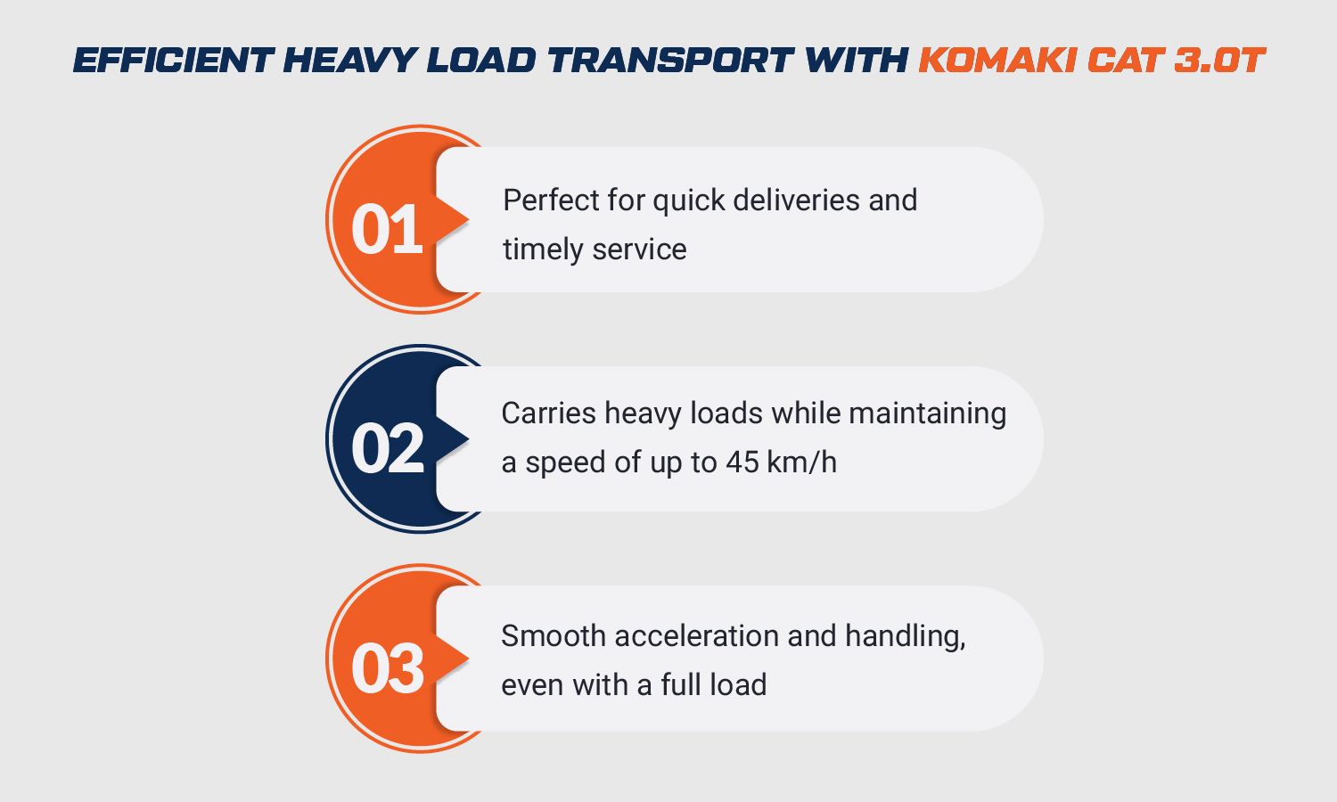 Komaki CAT 3.0 Handle Heavy Loads Without Compromising on Speed