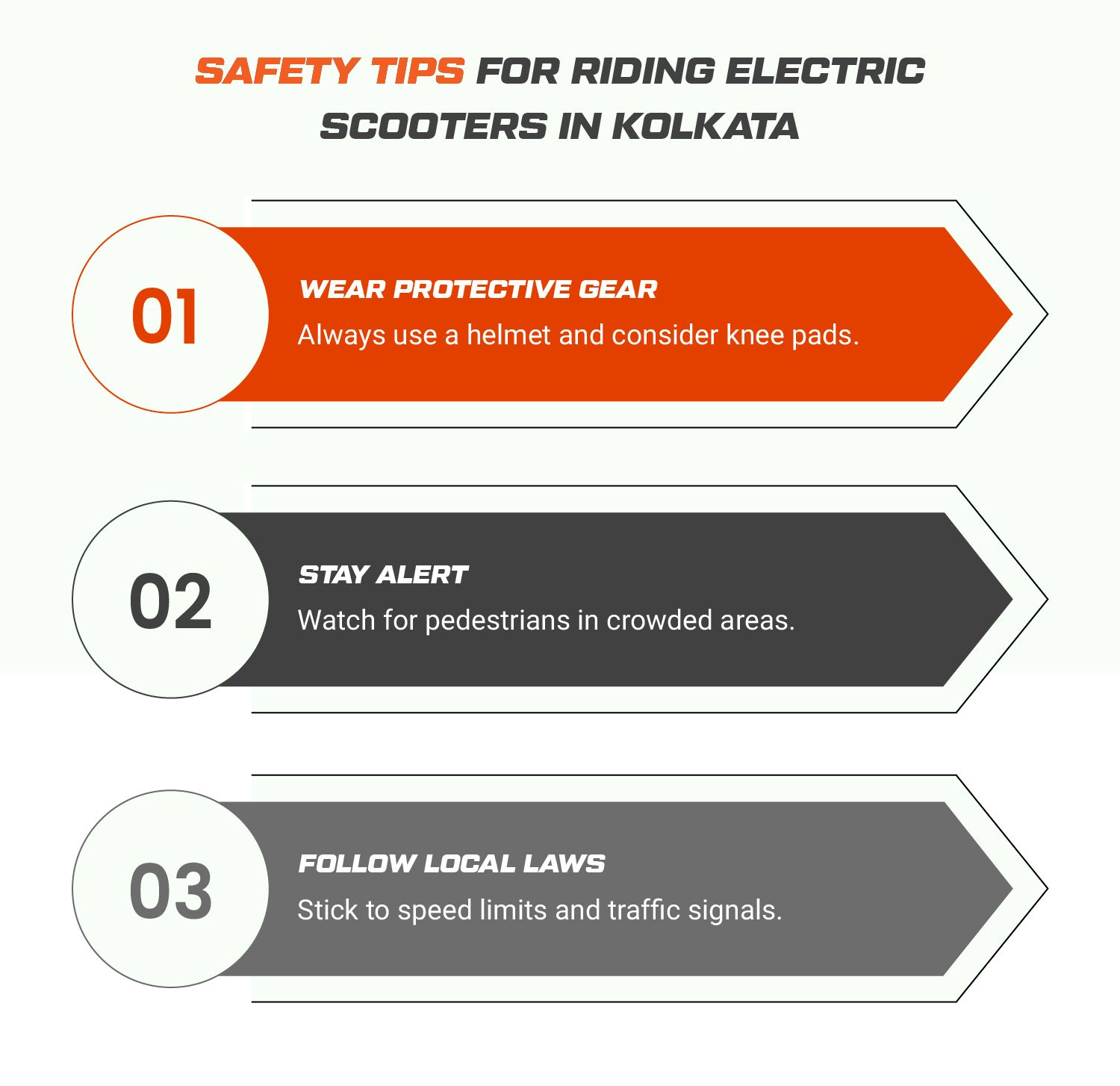 Safety Tips for Riding Electric Scooters in Kolkata