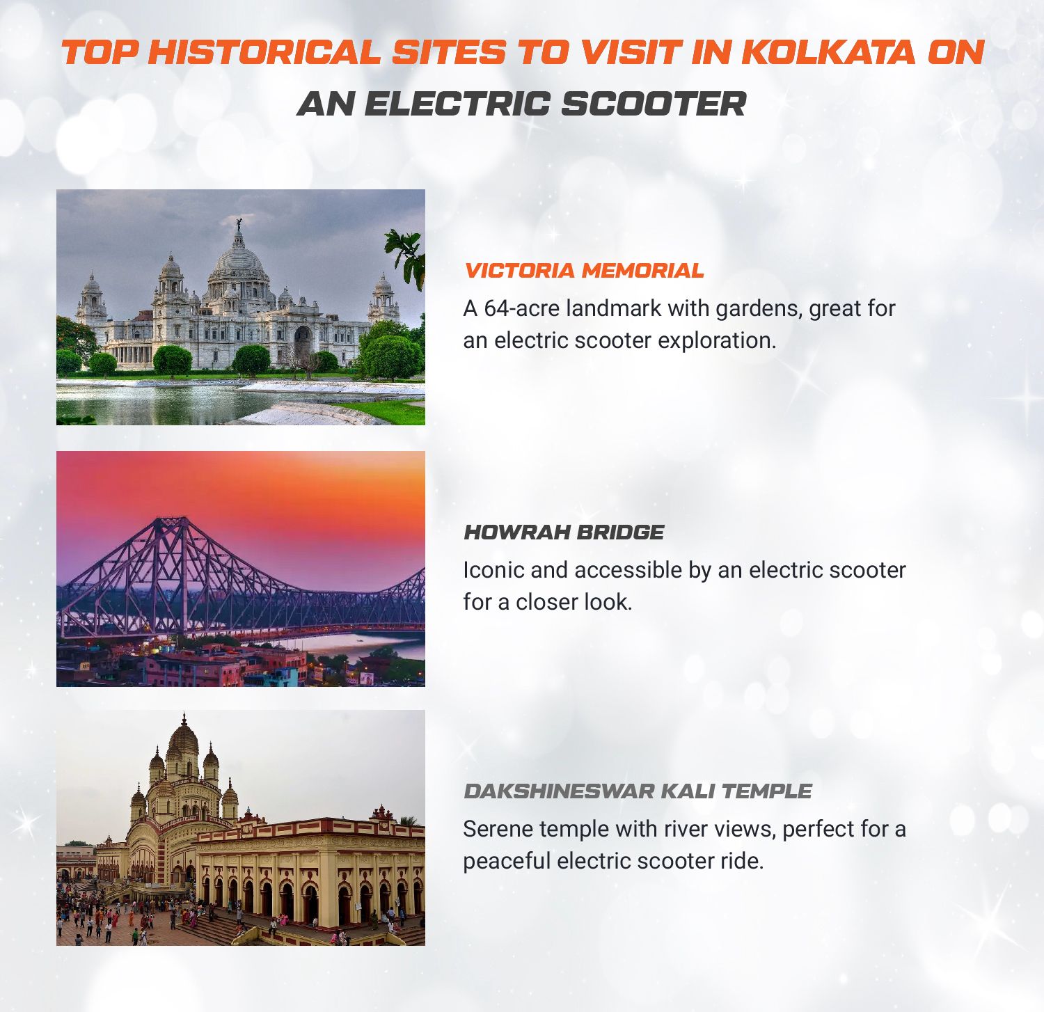 Top Historical Sites to Visit in Kolkata on an Electric Scooter