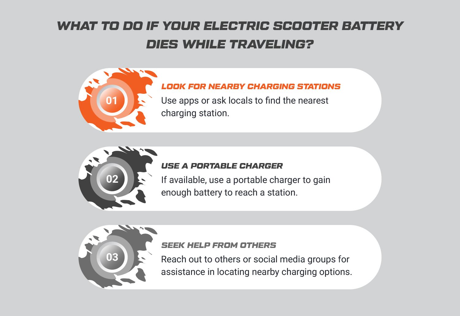 What to Do When You Run Out of Battery in Your Electric Scooter While Traveling?