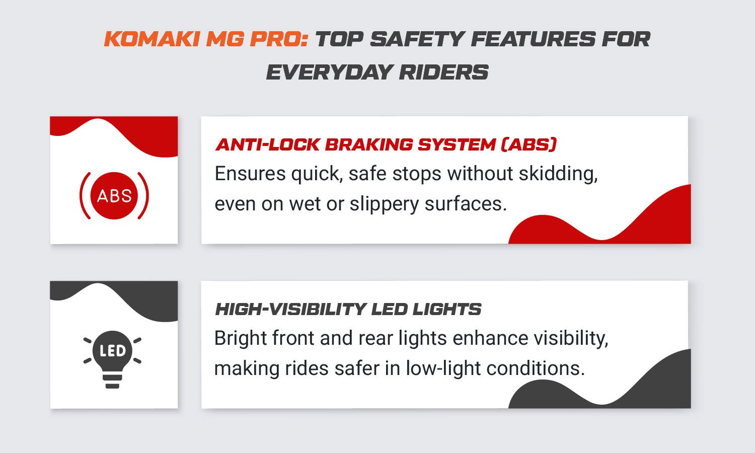 Komaki MG Pro: Top Safety Features for Everyday Riders