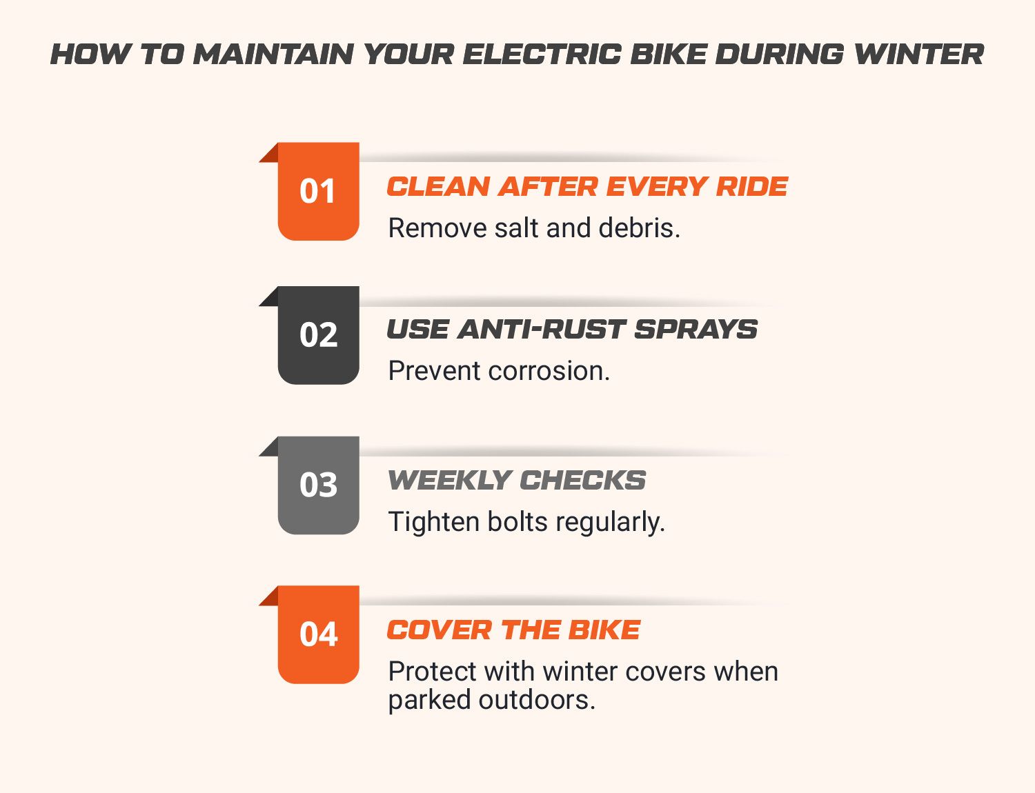 How to Maintain Your Electric Bike During Winter?