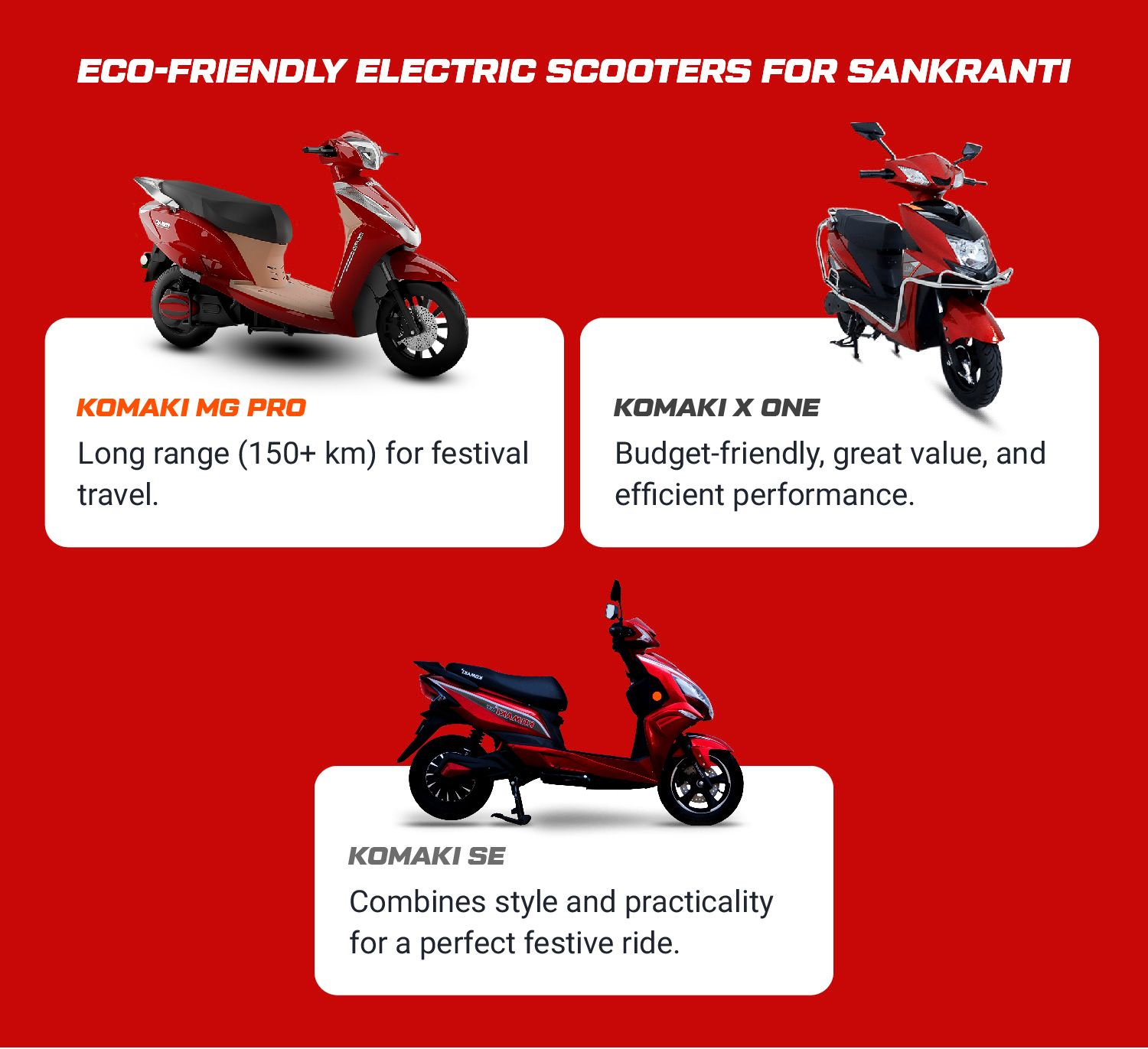Best Electric Scooters to Celebrate Sankranti