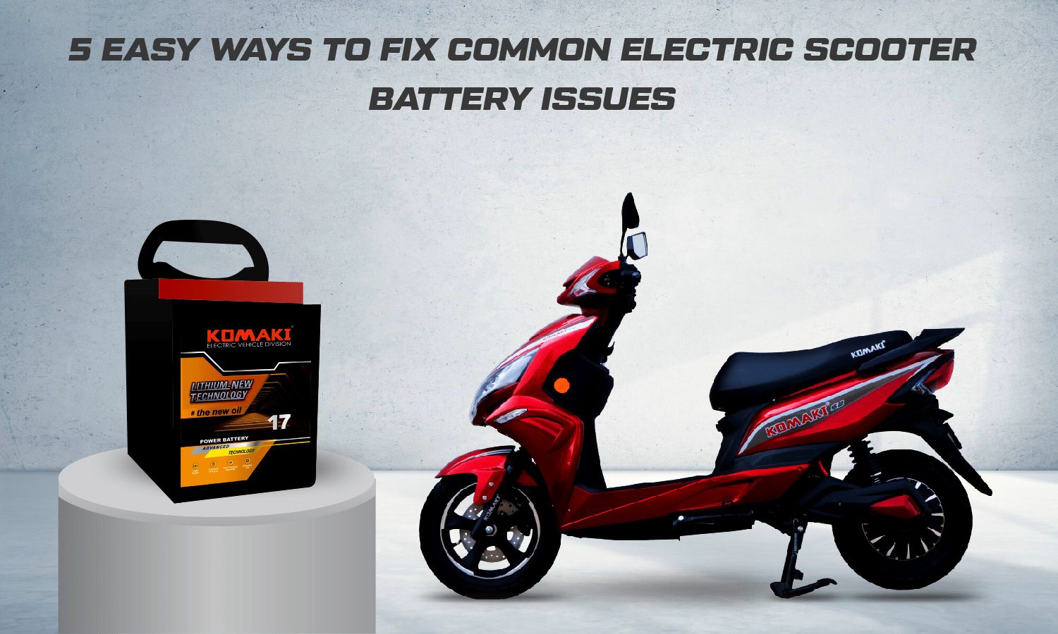 Fix Common Electric Scooter Battery Issues