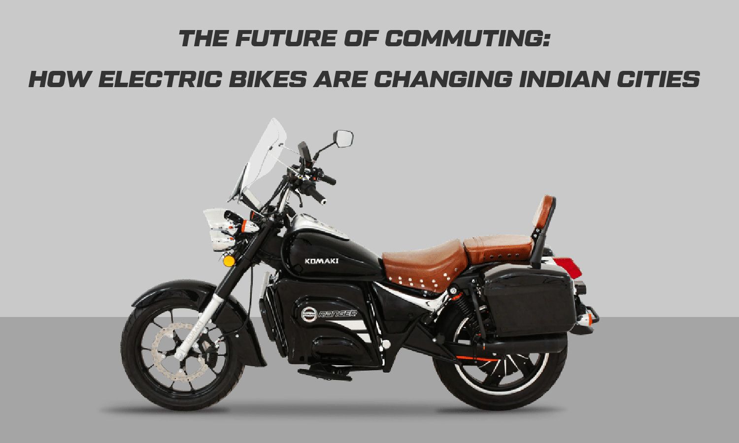 Electric Bikes Are Changing Indian Cities