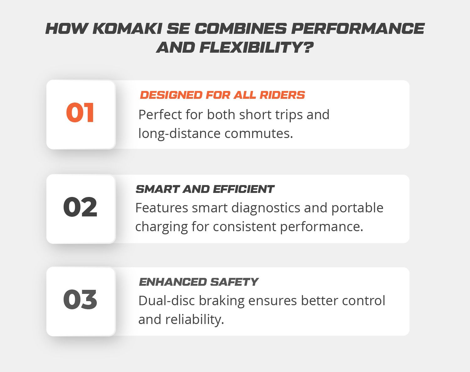 How Komaki SE Combines Performance and Flexibility?