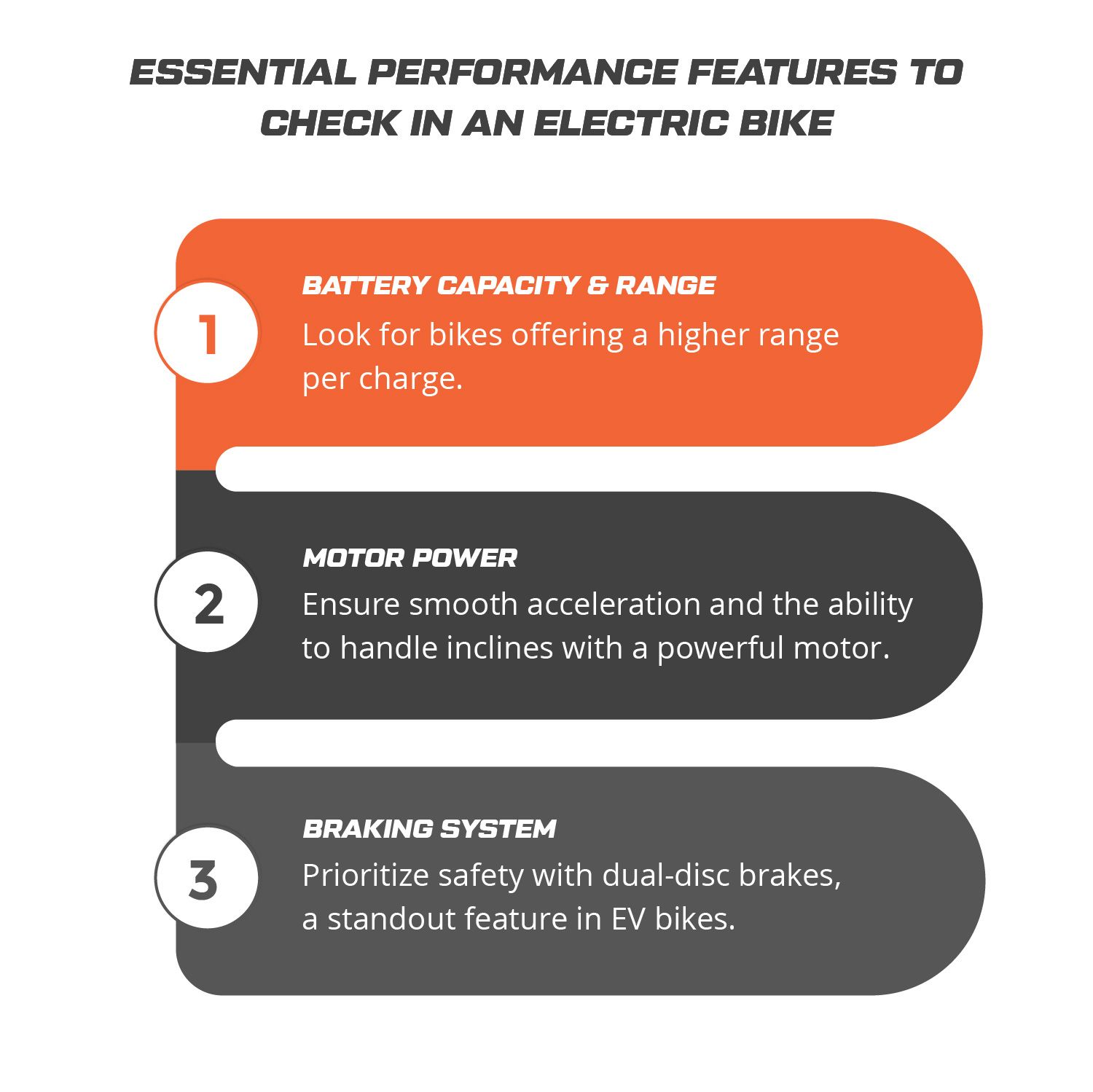 Performance Features to Check in an Electric Bike
