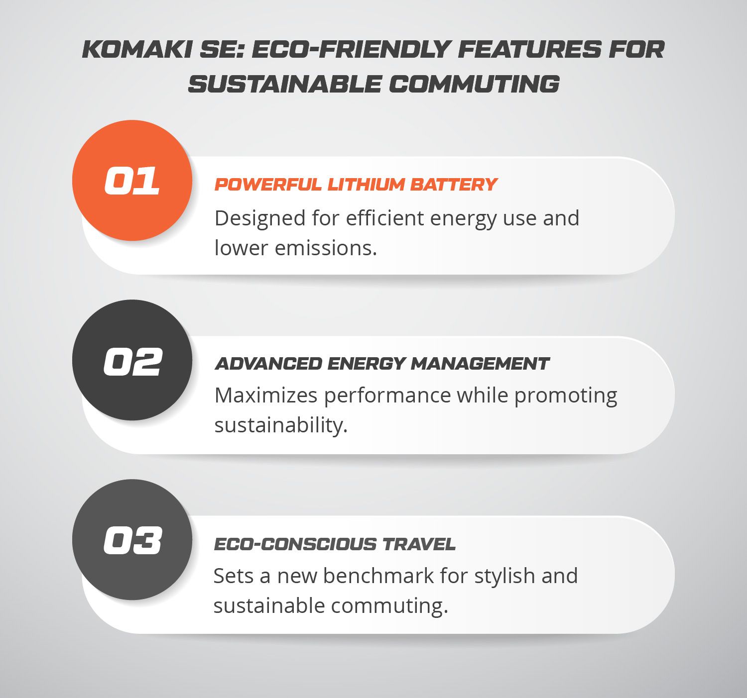 Komaki SE’s Eco-Friendly Features for Sustainable Commuting