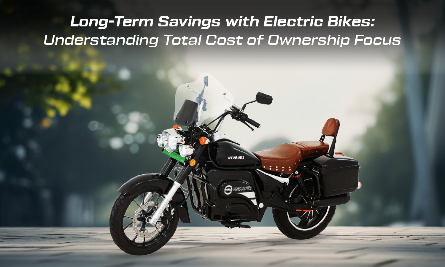 Long-term savings with electric bikes