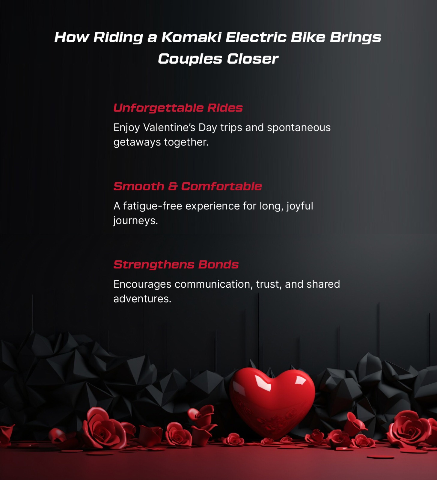 How Riding a Komaki Electric Bike Brings Couples Closer