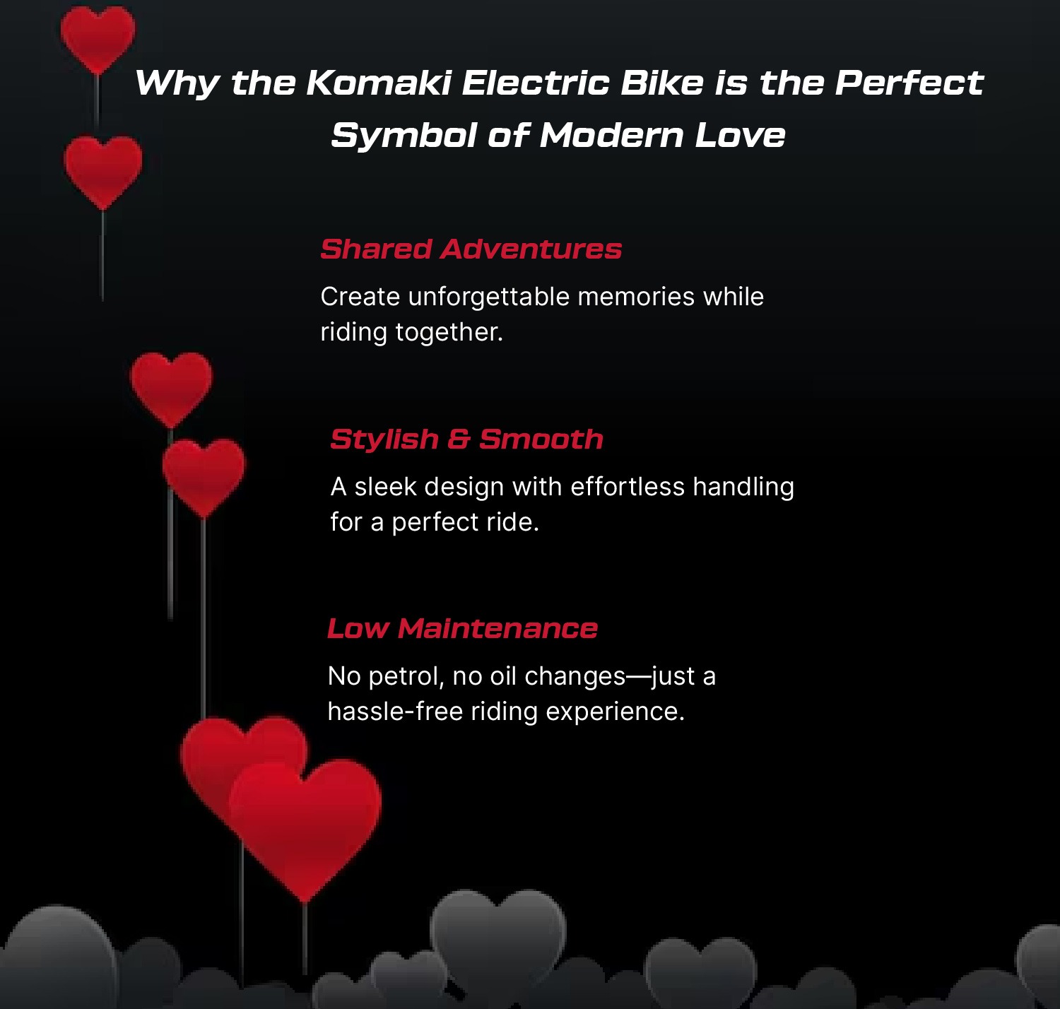 Why the Komaki Electric Bike is the Perfect Symbol of Modern Love