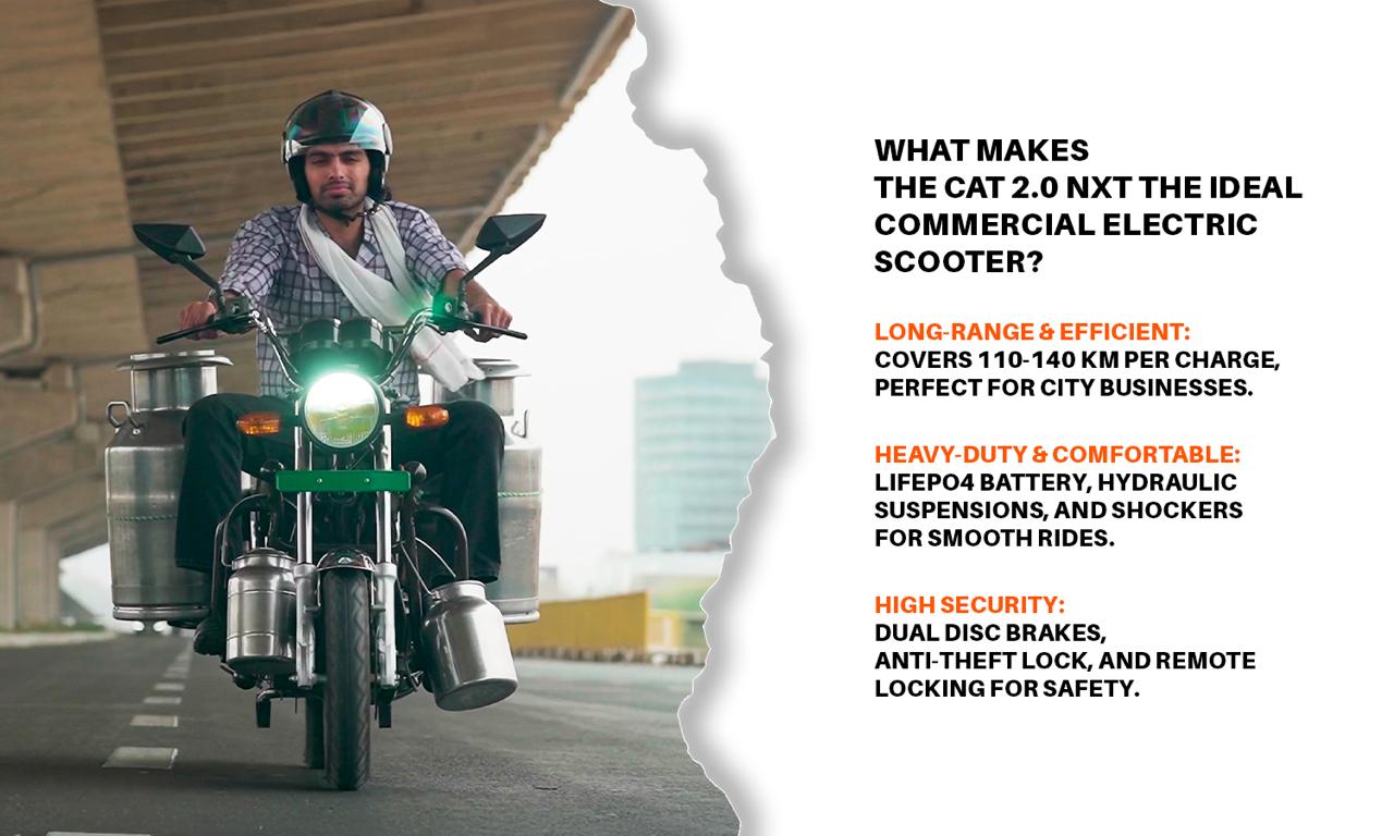What Makes the CAT 2.0 NXT the Ideal Commercial Electric Scooter?