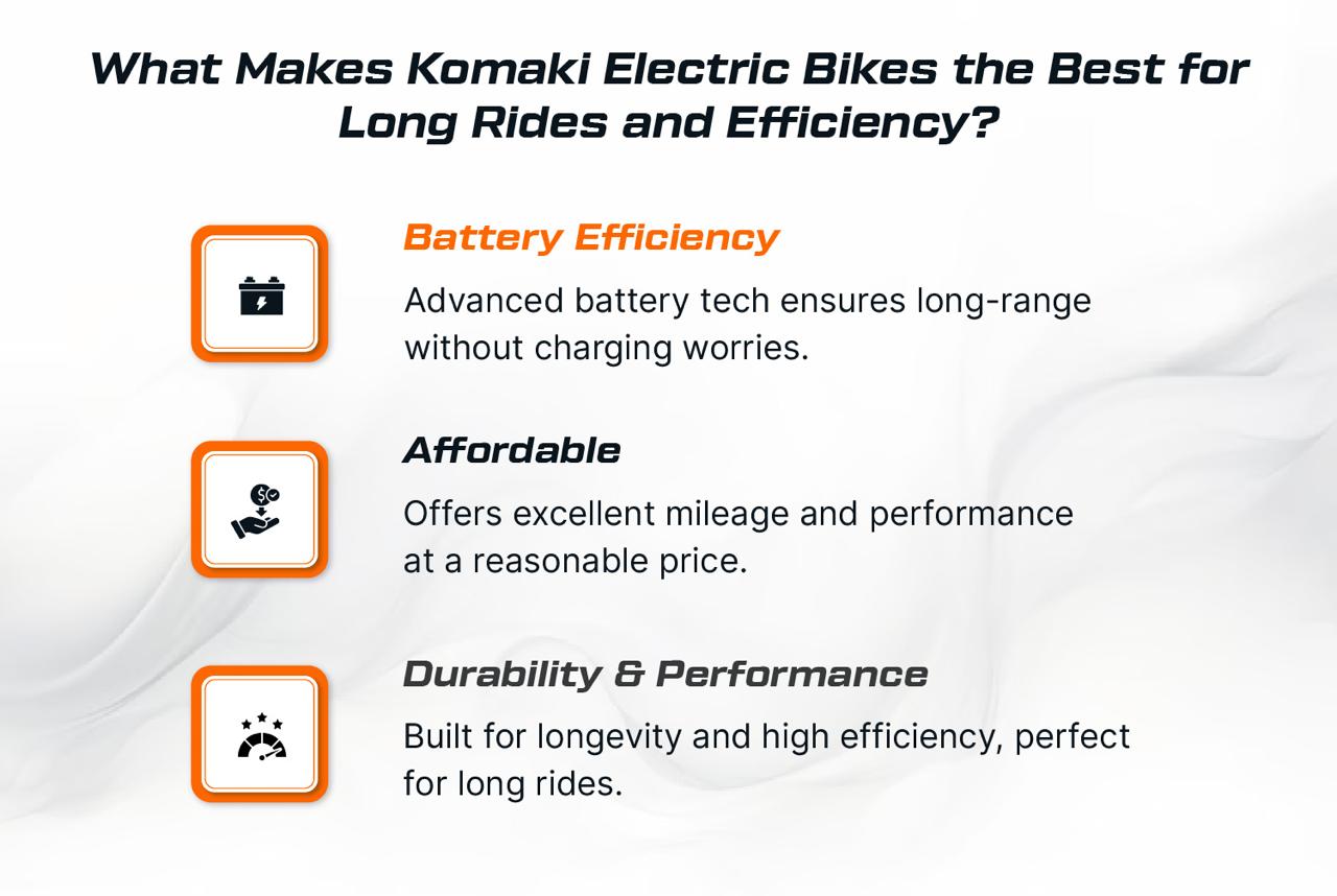 What Makes Komaki Electric Bikes the Best for Long Rides and Efficiency?