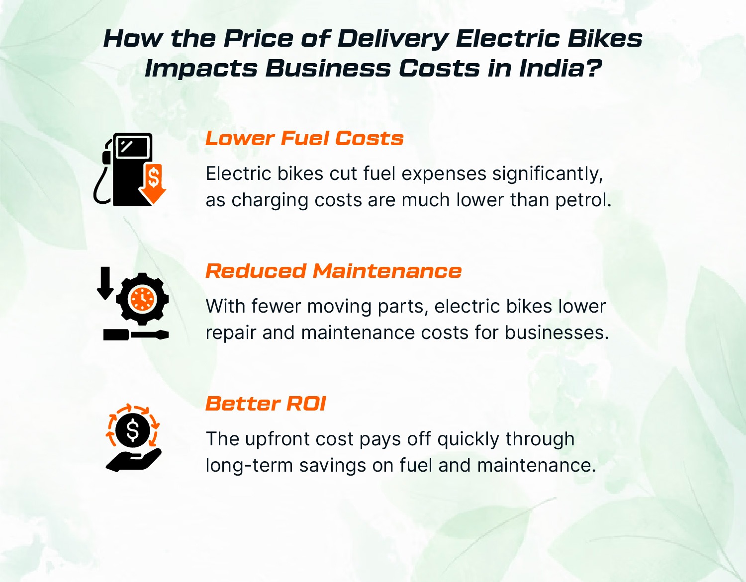 How the Price of Delivery Electric Bikes Impacts Business Costs in India?