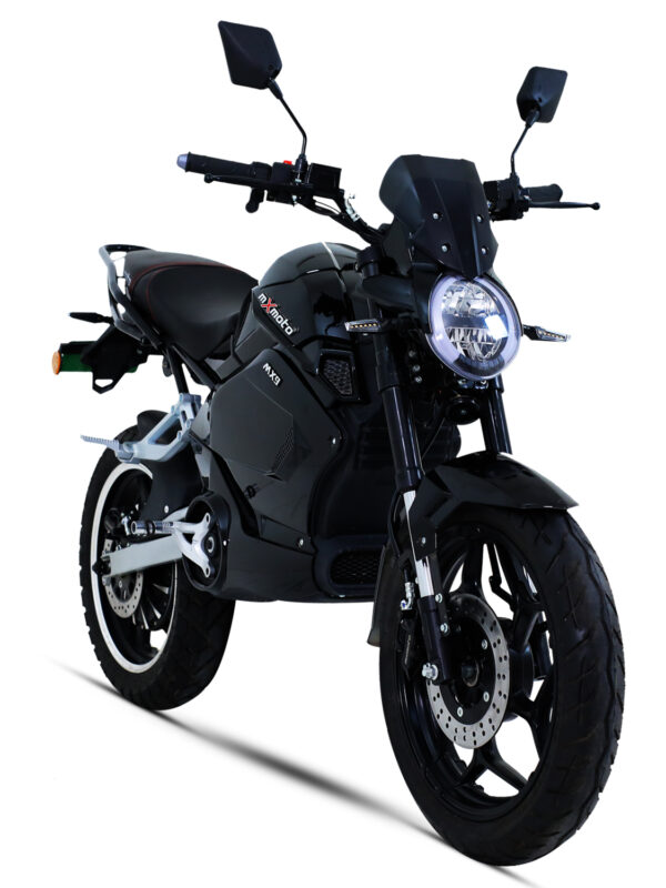 Komaki MX9 Range-120KM to 148KM/ Charge (Pro Black)