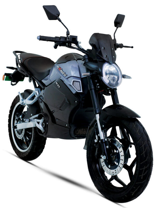Komaki MX9 Range-120KM to148KM/ Charge (Grey & Black)