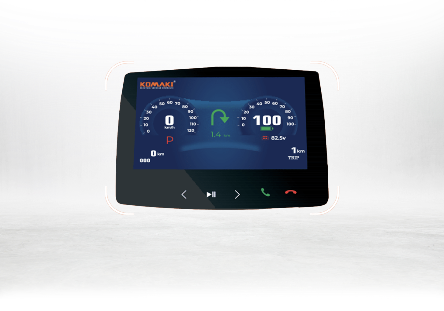 Electric Scooter Dashboard