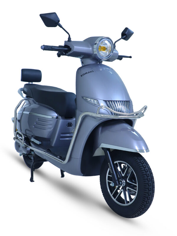 Komaki Flora (Steel Grey, 60 to 70 km/h, Range: 80 km to 100 km per Charge)
