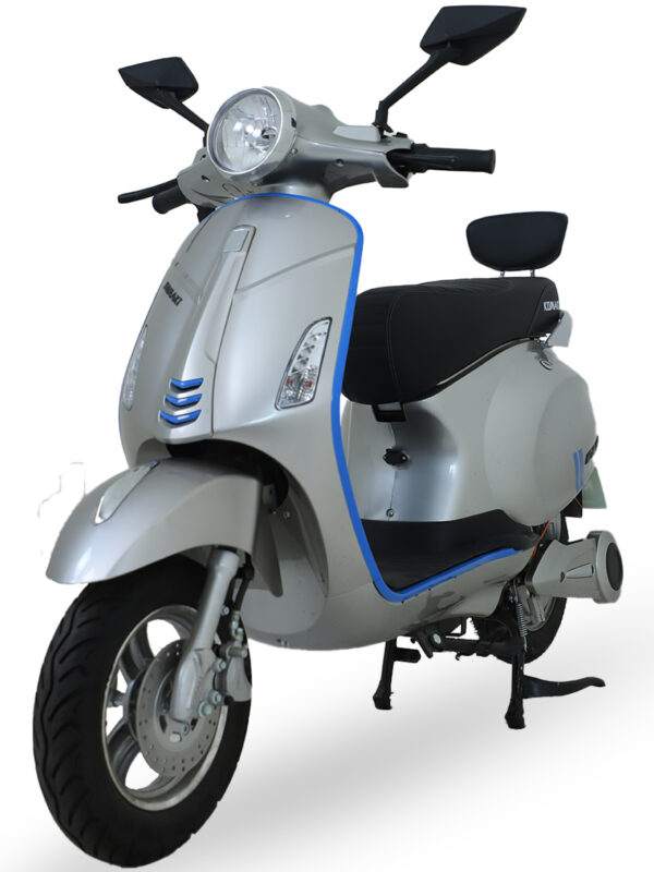 Komaki XGT VP 75km to 80km per Charge, No RTO Registration or DL Required (Steel Grey)