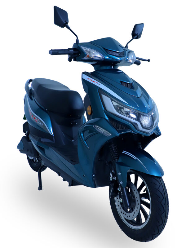 Komaki SE ECO Hi-Speed Electric Scooter / EV Scooter (Sacramento Green, 60 km/h to 70 km/h, Range: 80 km to 100 km per Charge)