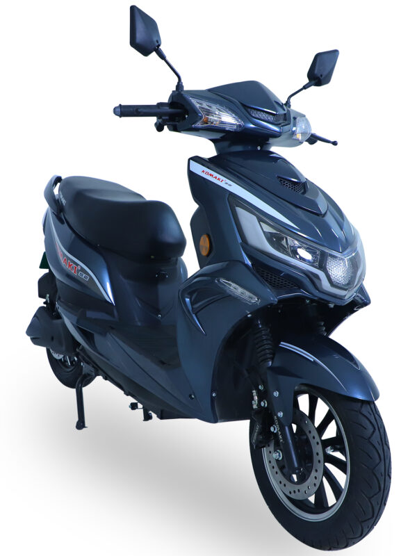 Komaki SE ECO Hi-Speed Electric Scooter / EV Scooter (Charcoal Grey, 60 km/h to 70 km/h, Range: 80 km to 100 km per Charge)