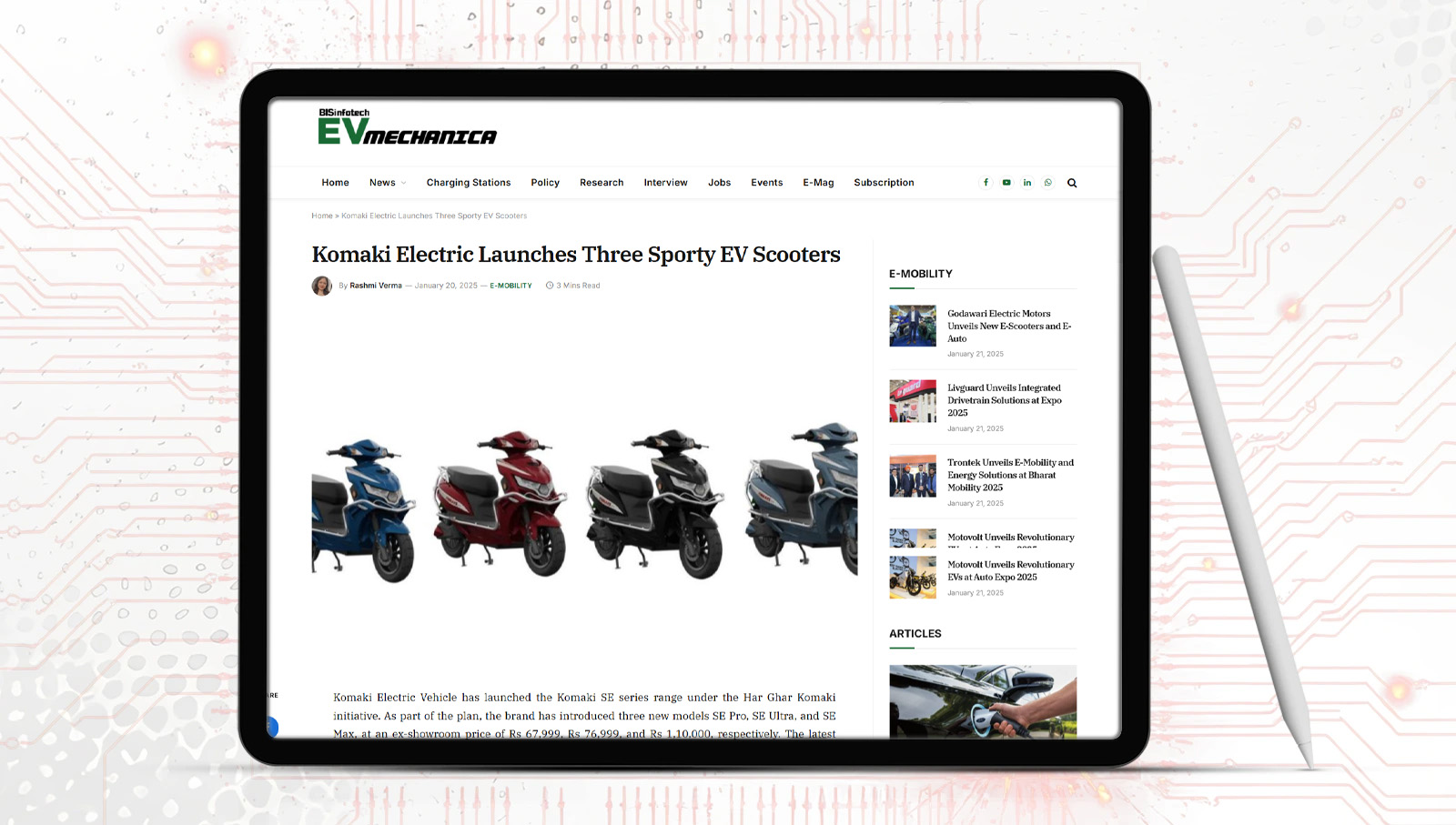 High Range Electric Scooter